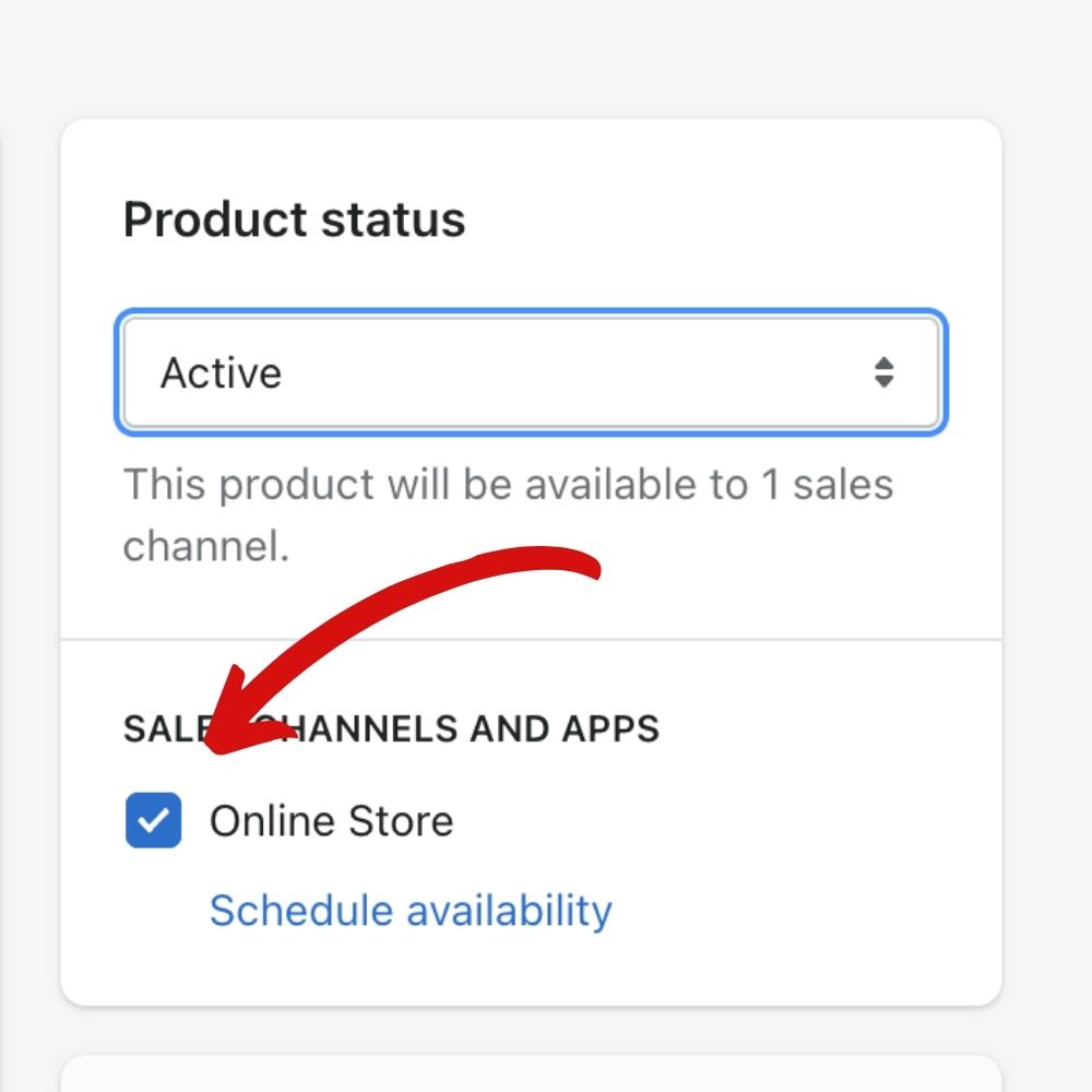 example of making Shopify Page seen by google